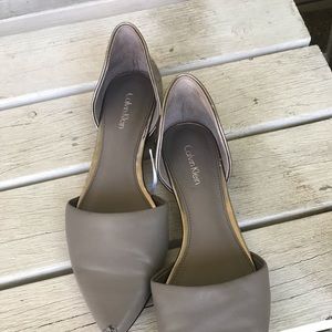 Calvin Klein flats